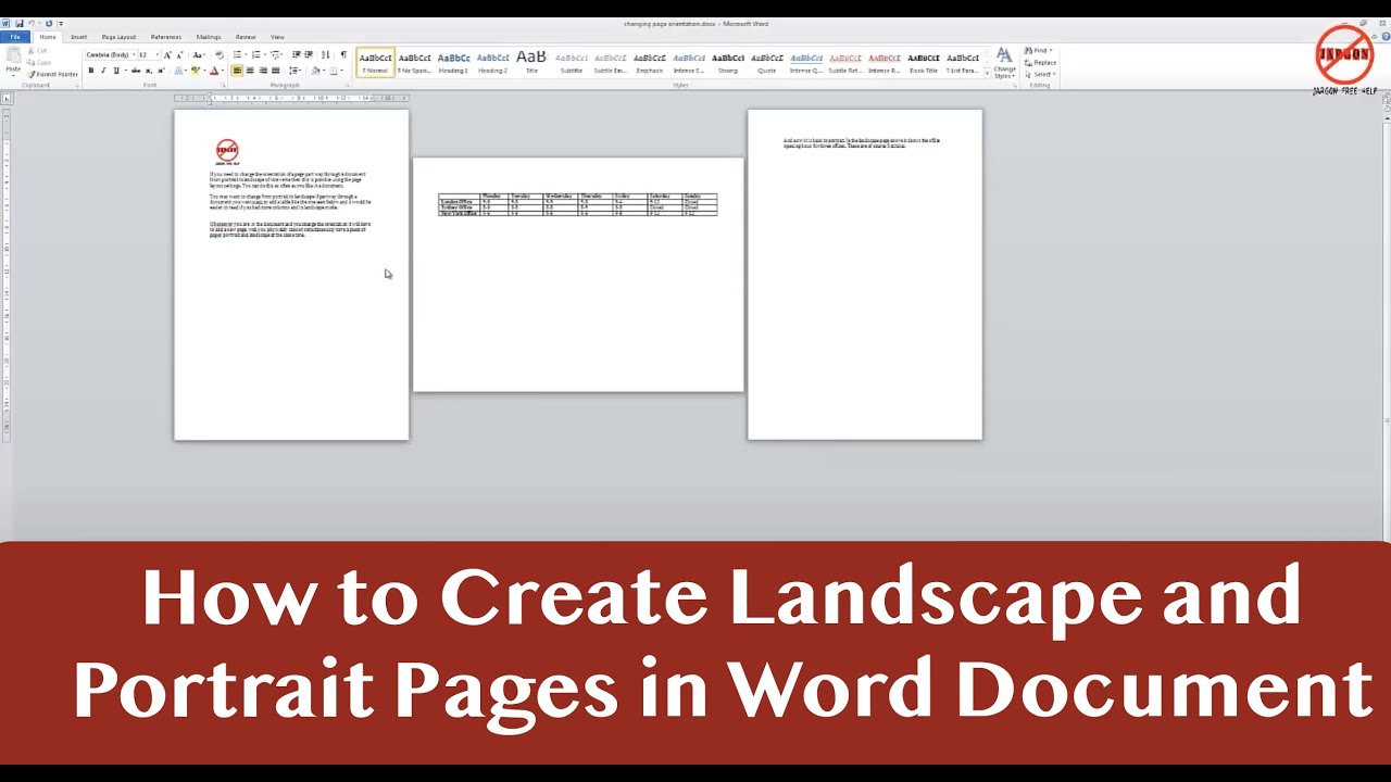 Mac Microsoft Office Change Page Orientation For Part Of Document
